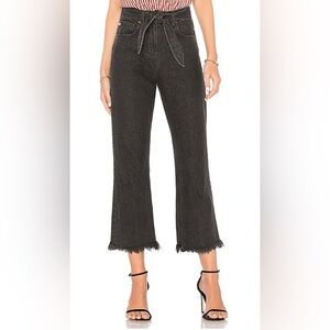 Nanushka Pyramid Jean in Washed Black | XS